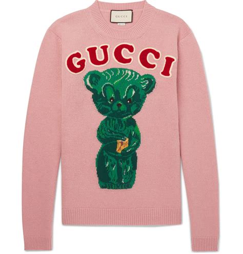 gucci pink sweater replica|gucci knockoff sweater.